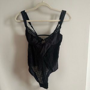 Urban outfitters lace bodysuit thong